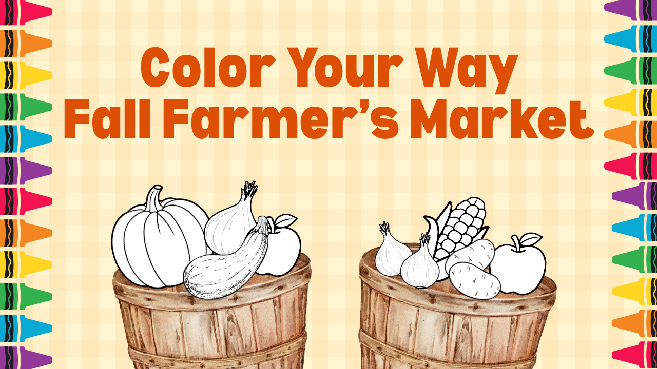 Color Your Way Fall Farmer's Market